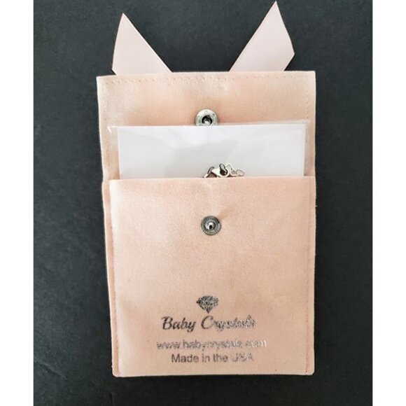 NWT Baby Crystals Infant Baby Girl Red Bracelet for Protection - Picture 4 of 6